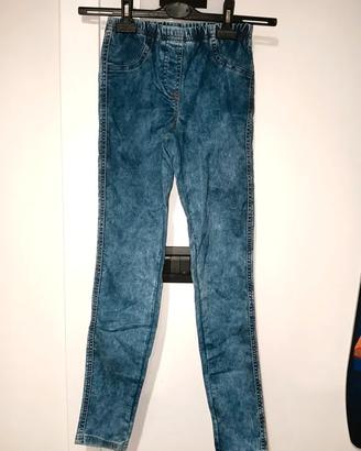 Jeans blu elasticizzato donna tg XS