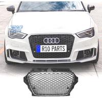 GRIGLIA PER AUDI A3 8V 12-16 LOOK RS3 NERO CROMATO