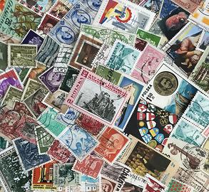 LOTTO 10.000 10000 DIECIMILA francobolli mondiali