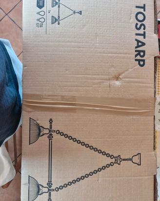 Lampadario Ikea Tostarp a 2 luci 