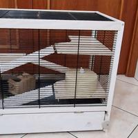 Ferplast Gabbia Criceti in legno FSC HAMSTERVILLE