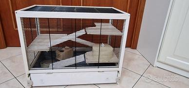 Ferplast Gabbia Criceti in legno FSC HAMSTERVILLE