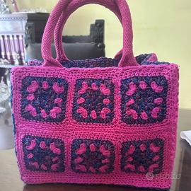Borsa a mano uncinetto