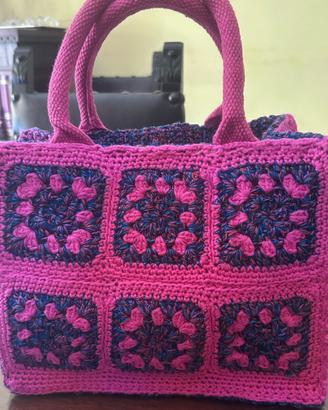 Borsa a mano uncinetto