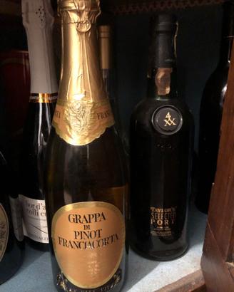 vino grappa liquore champagne d'epoca collezione