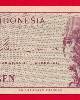 Banconota- Indonesia- % Sen