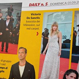 VICTORIA DE SANCTIS MANESKIN riviste copertine