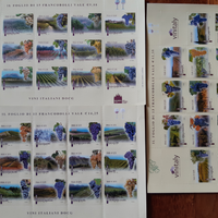 Francobollo vino docg,50 anniversario vinitaly