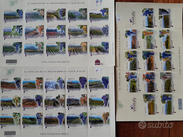 Francobollo vino docg,50 anniversario vinitaly