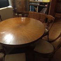 tavolo+6 sedie stile impero