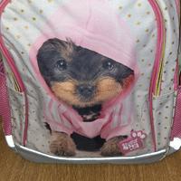 zainetto con immagine cagnolino 