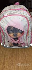 zainetto con immagine cagnolino 