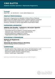 Candidatura lavoro 