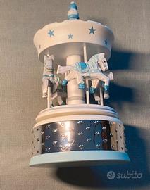 Carillon giostra Valenti con piastra in argento