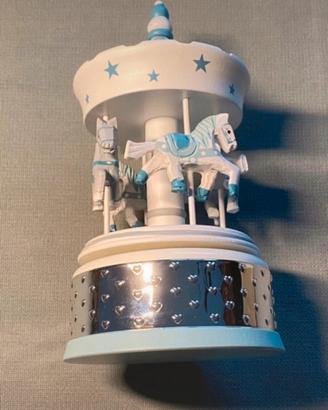 Carillon giostra Valenti con piastra in argento