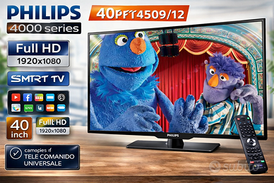 Tv PHILIPS 40” 40PFT4509/12 4000 series  Smart tv