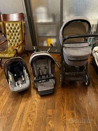 Trio navicella e passeggino