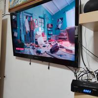 TV 43 pollici Sony piu' decoder piu' 32 pollice