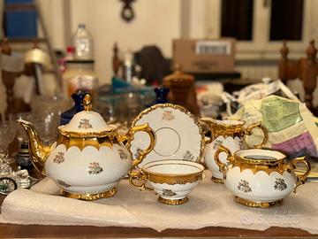 Set Porcellana Bavaria Oro Zecchino