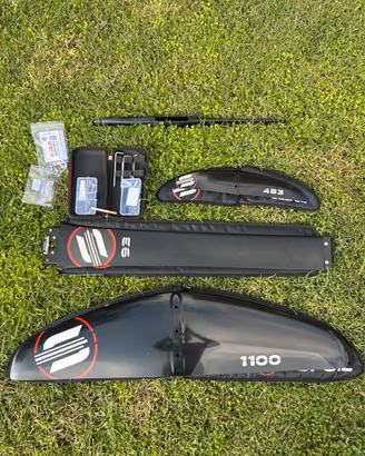 Kit hydrofoil completo wing Sabfoil e vele Duotone