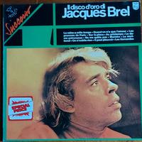 Jacques Brel Collezione 3 LP Disque d'or