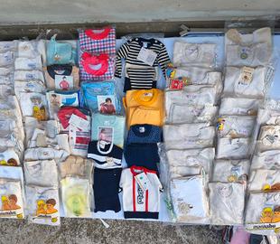 lotto stock intimo bambino vintage lotti stock