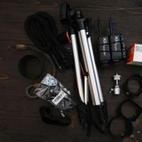Bundle fotografia tracolle cavalletto paraluce etc
