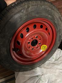 Ruota di scorta con kit gruppo fiat r13