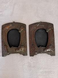 Coppia cornici per foto anni '20