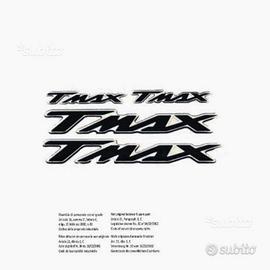 Serie 4 scritte adesive yamaha tmax t-max t max