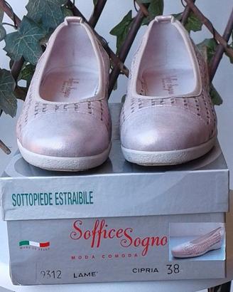 Ballerina traforata - Soffice Sogno - Cipria - 38