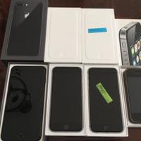 Apple IPhone 8 Plus + IPhone 6 + Phone 4S + cover