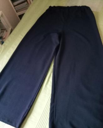 pantalone blu palazzo TU