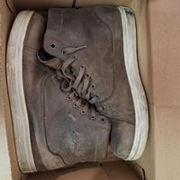 Scarponcini rinforzati moto in pelle