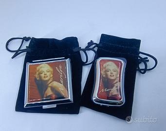 Accendino e specchietto Marilyn Monroe