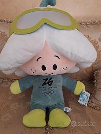 doudou  olimpico con maschera da sci