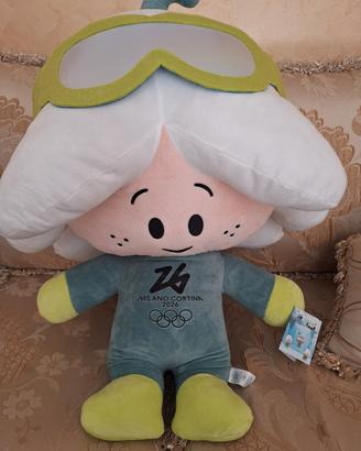 doudou  olimpico con maschera da sci