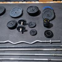 piastre e bilancieri palestra