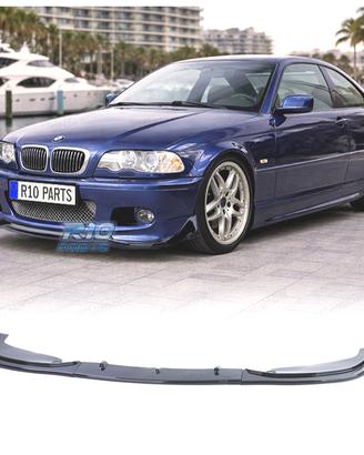 SPOILER LABBRO ANTERIORE BMW E46 COUPE LOOK M NERO