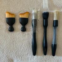 Set pennelli per detailing auto (5pz)