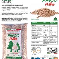 Pellet Pinco di legno vergine