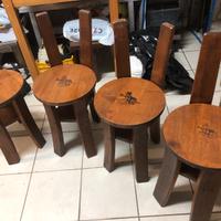 Sedia realizzata doghe di botte ,Il Brigante