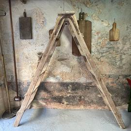 Vecchio scaleo in legno