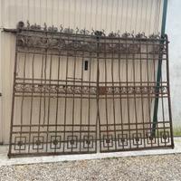 Cancello antico fine 800 in vero ferro batturo