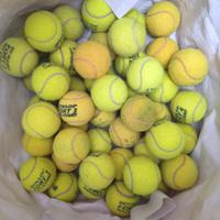 100 palline tennis usate