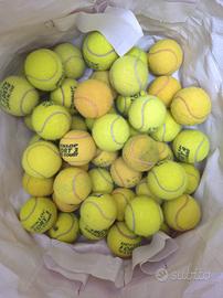 100 palline tennis usate