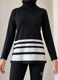 Maglione collo alto 