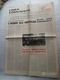 Linea comunista numero unico 1972 controcultura