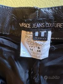 Pantalone in pelle versace