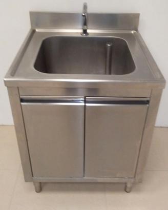Lavello Acciaio Inox armadiato 70 x 70